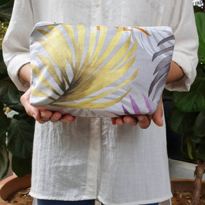 Nazanin Cosmetic Pouch (M) - Multicolor Palm