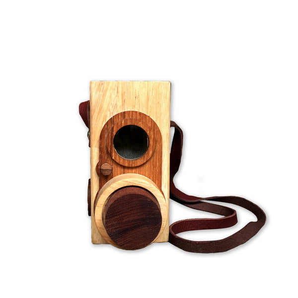 One4One Wooden Toy Twin Lens Camera