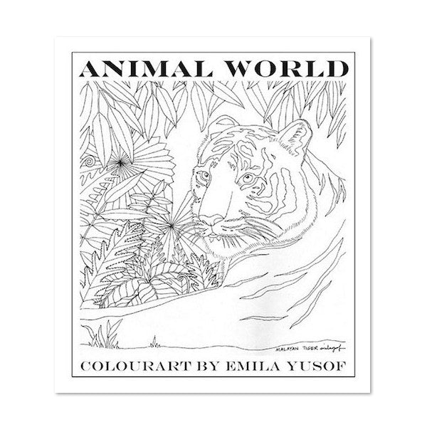 (E. Yusof) Colourart Book - Animal World