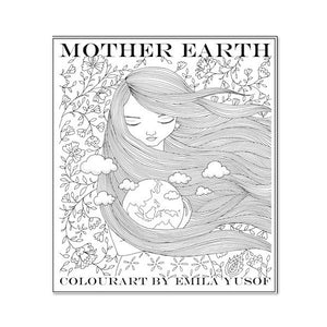 (E. Yusof) Colourart Book - Mother Earth
