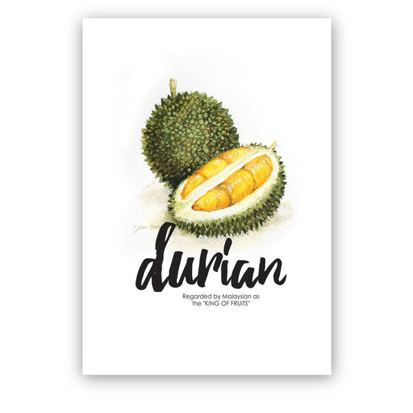 MUOC Malaysian Taste Postcard - Durian