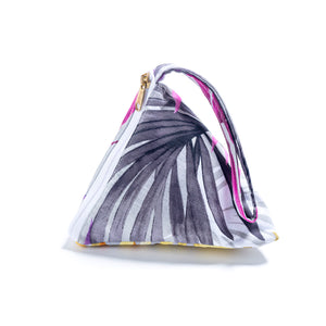 Nazanin Triangle Pouch (L) - Multicolour Palm