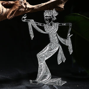 Selaka Kotagede Filigree Figurines - Female Dancer