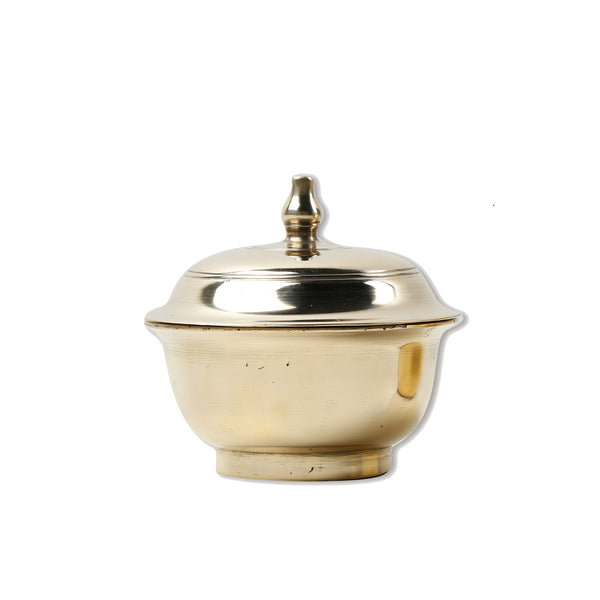 Tembaga Terengganu - Small Brass Bowl with Lid