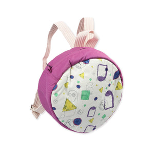 Tohe Children's Round Backpack - Purple