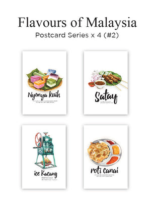 MUOC Malaysian Taste Postcard Set #2